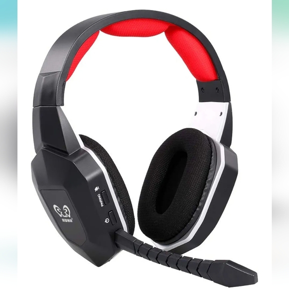 HUHD Wireless Headset 2.4Ghz Gaming Headphone with 7.1 Surround Sound -NIB - Picture 1 of 9